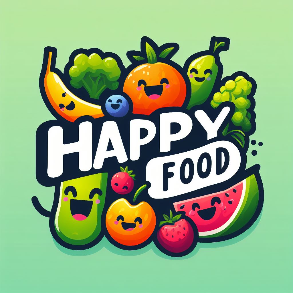 Happy food logo